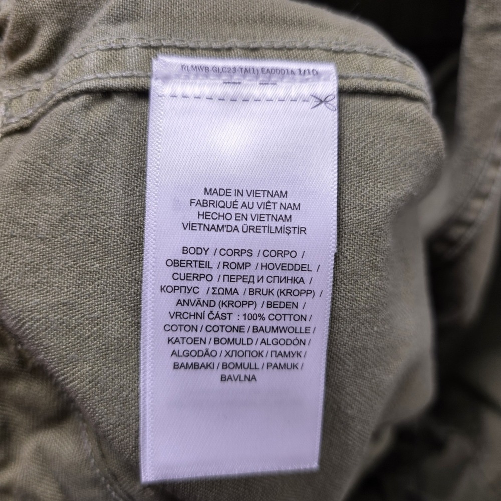 Polo Ralph Lauren Field Fatigue Pants 32x32 Distressed Utility Military Surplus - Picture 13 of 14